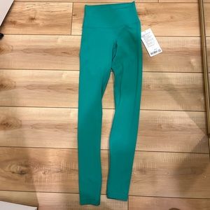 lululemon align 2 maldives green